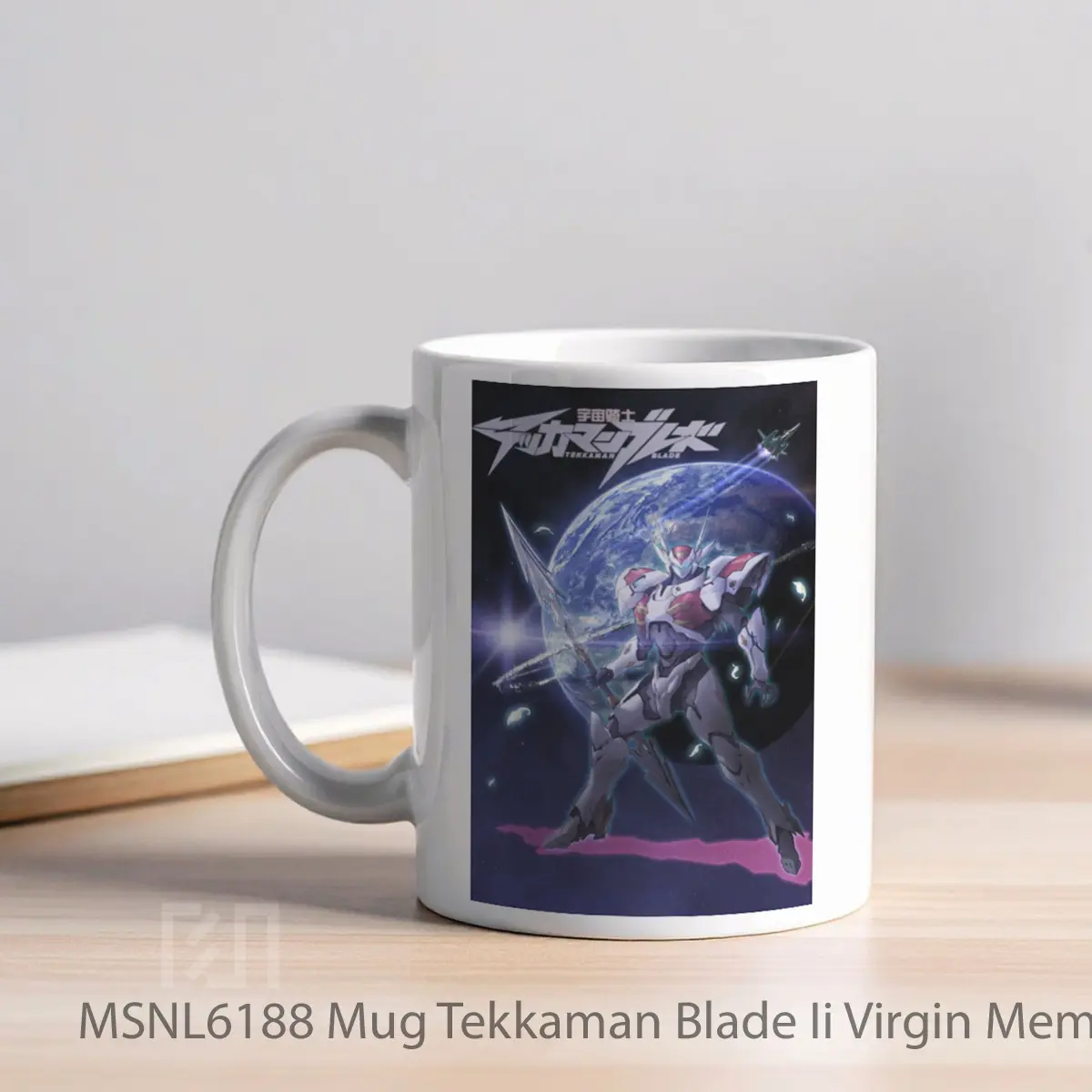 Mug Tekkaman Blade Ii Virgin Memory Gelas Keramik Tema Film MSNL6188 - Tampak Kiri