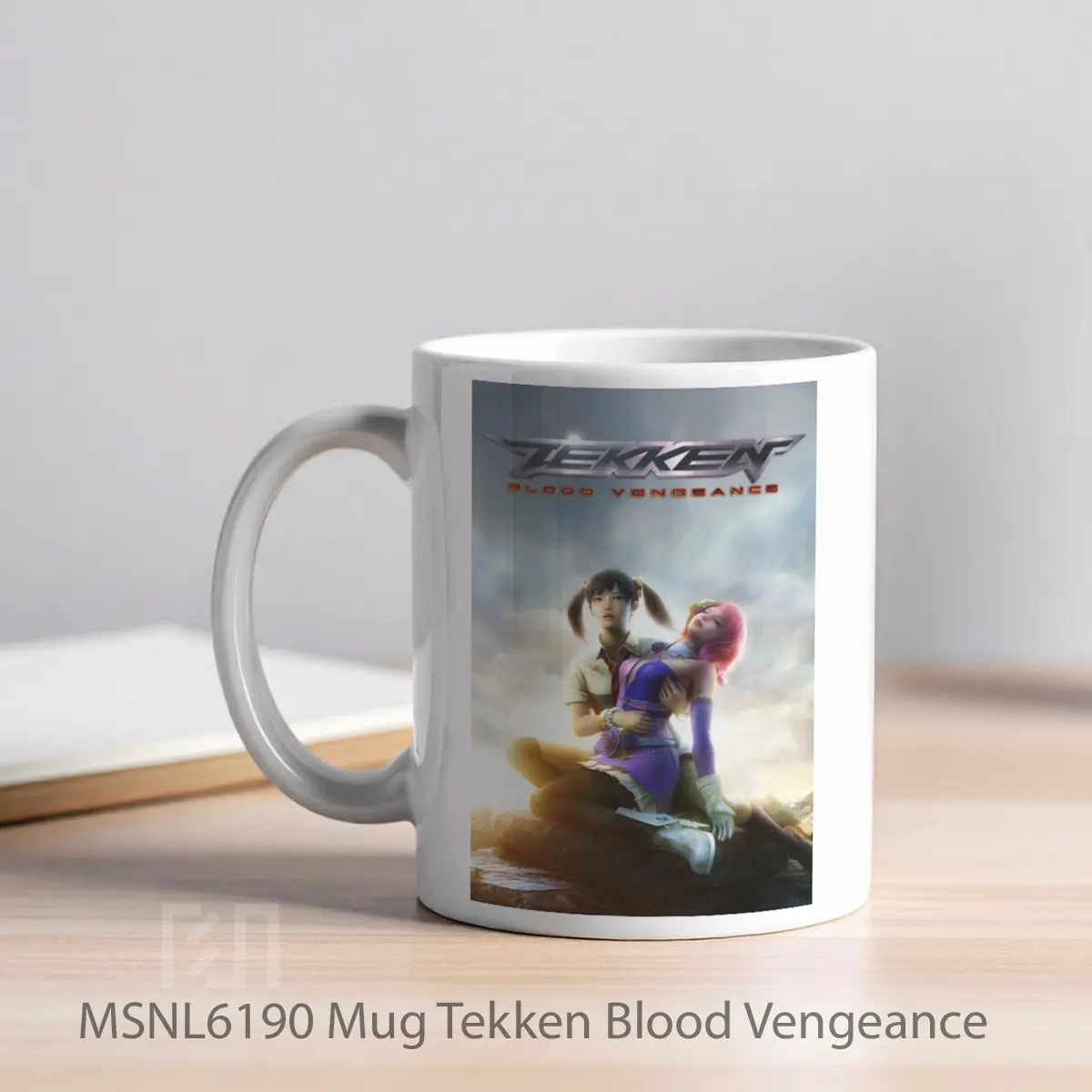 Mug Tekken Blood Vengeance Gelas Keramik Tema Film MSNL6190 - Tampak Kiri