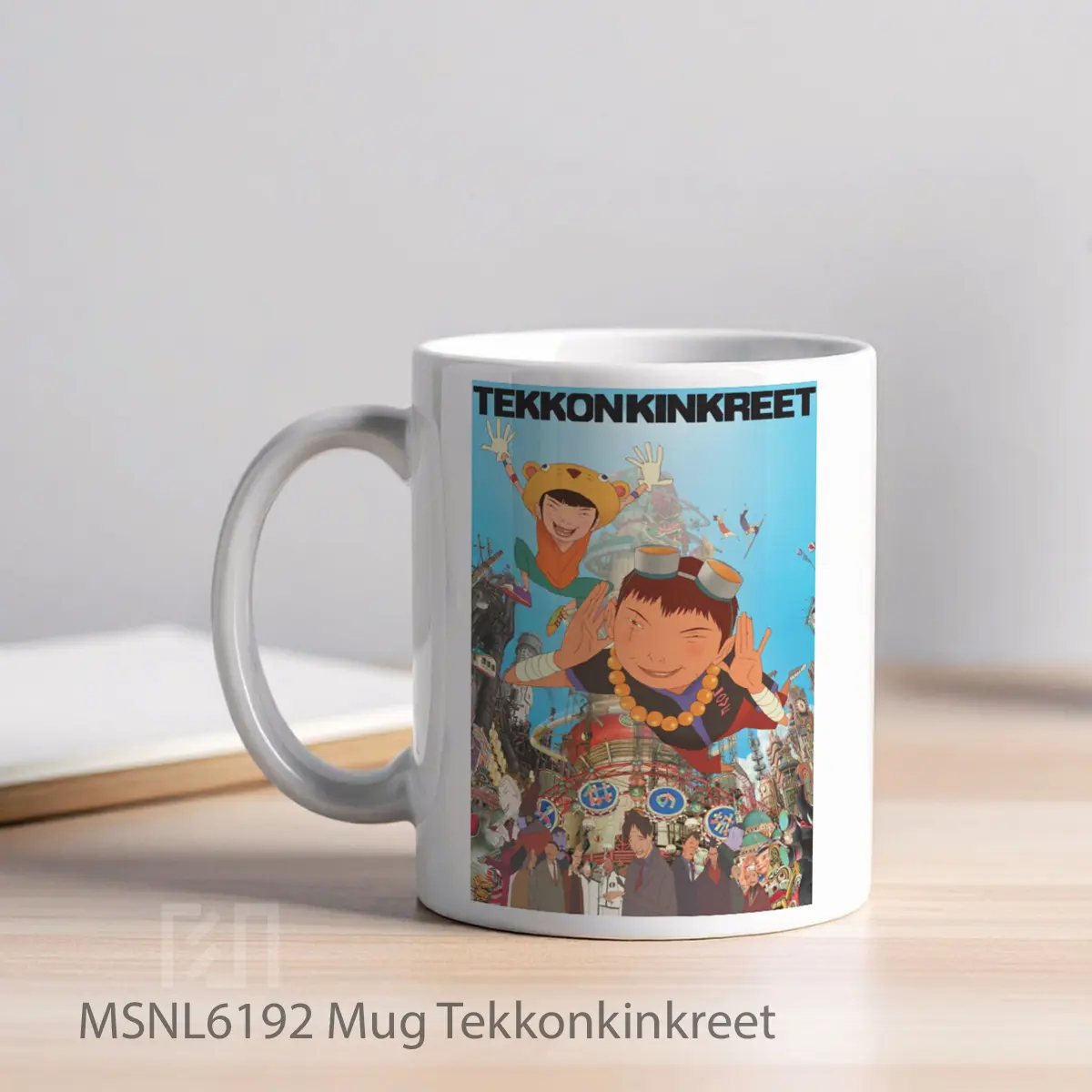 Mug Tekkonkinkreet Gelas Keramik Tema Film MSNL6192 - Tampak Kiri