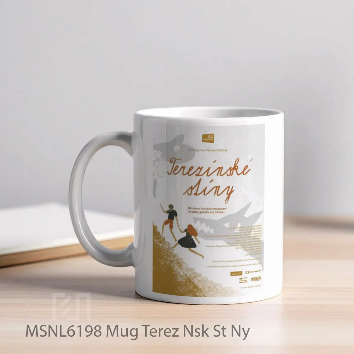 Mug Terez Nsk St Ny Gelas Keramik Tema Film MSNL6198 - Tampak Kiri