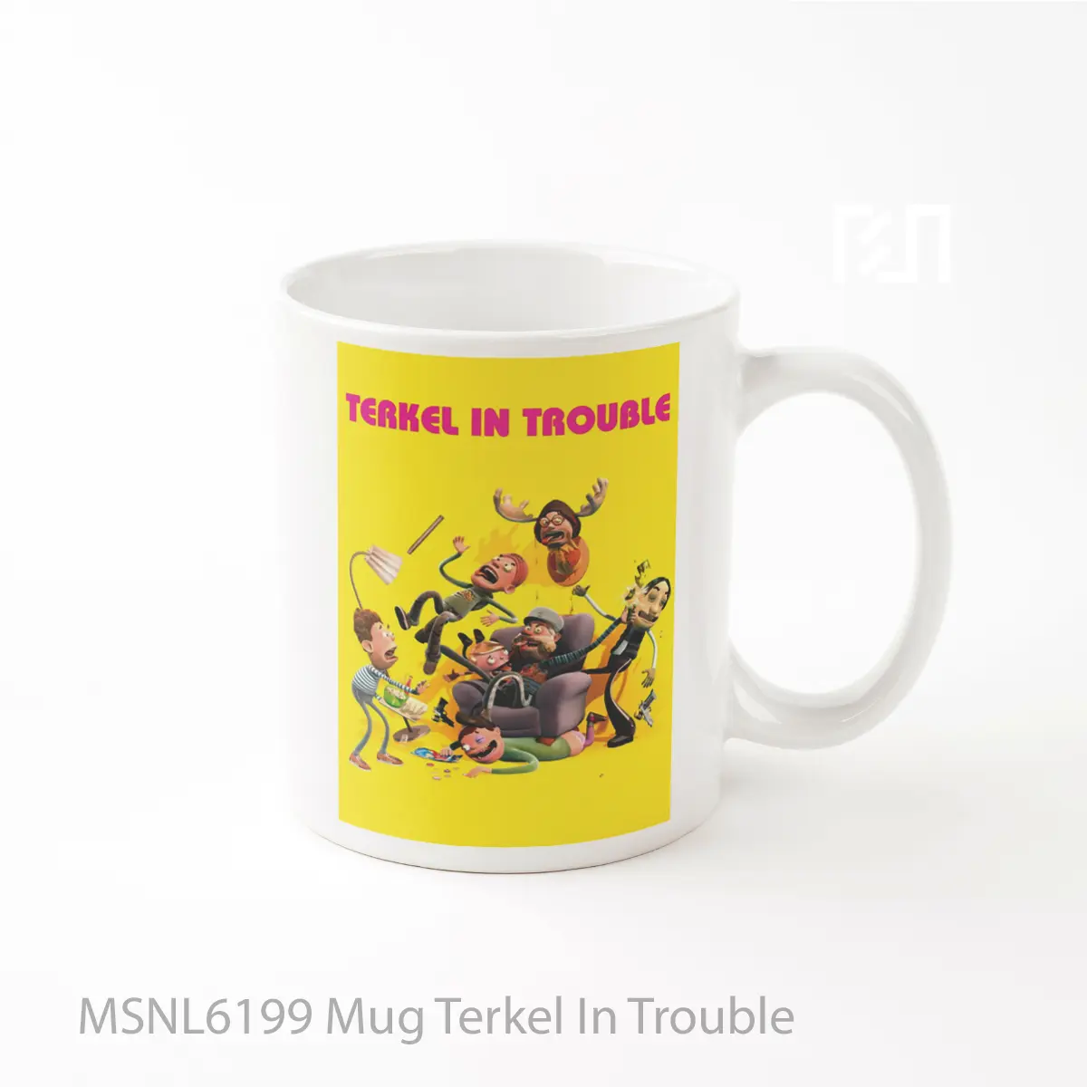 Mug Terkel In Trouble Gelas Keramik Tema Film MSNL6199