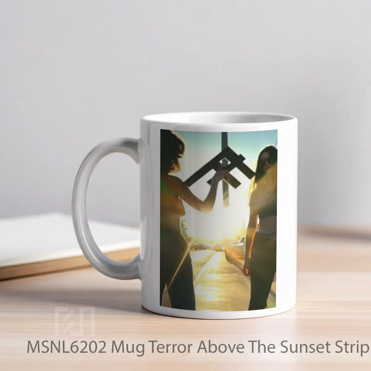 Mug Terror Above The Sunset Strip Gelas Keramik Tema Film MSNL6202 - Tampak Kiri