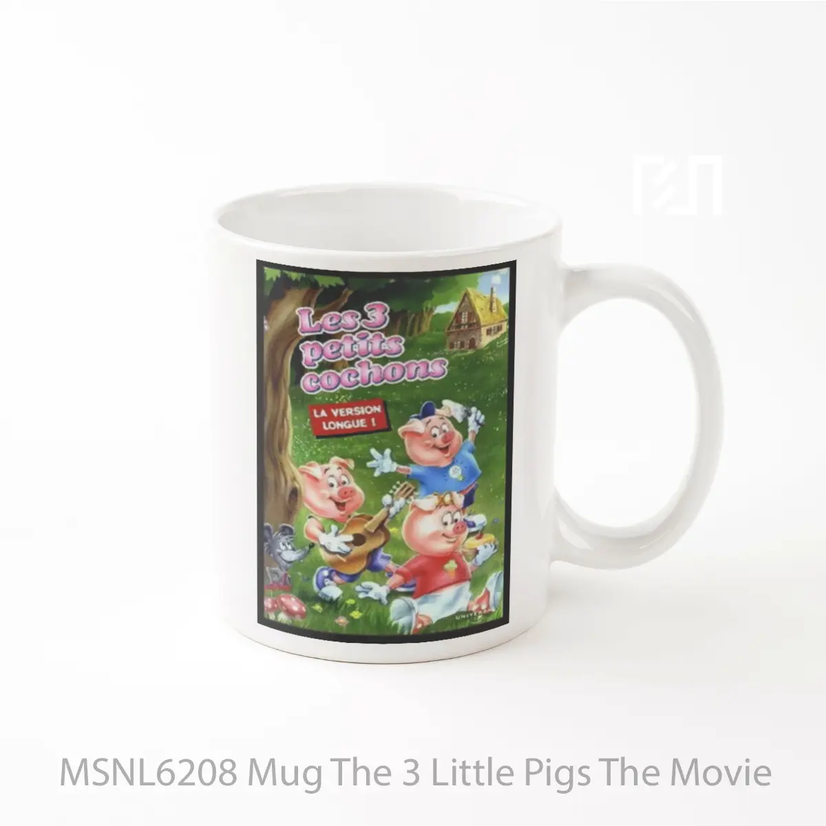 Mug The 3 Little Pigs The Movie Gelas Keramik Tema Film MSNL6208