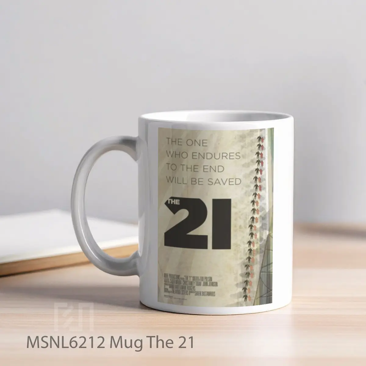 Mug The 21 Gelas Keramik Tema Film MSNL6212 - Tampak Kiri