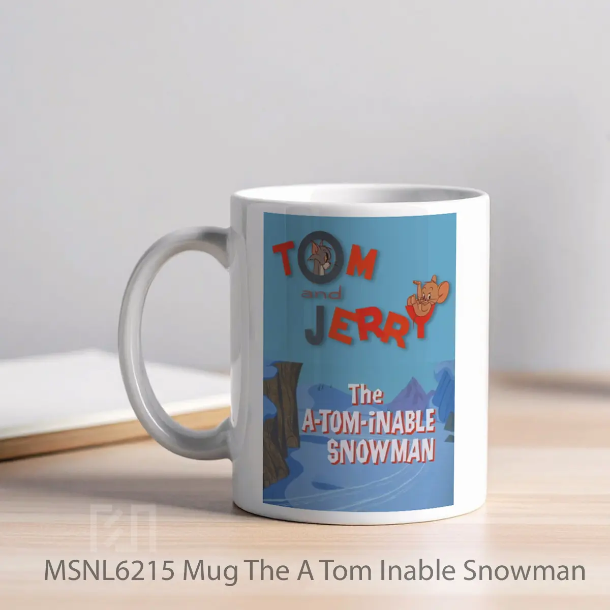 Mug The A Tom Inable Snowman Gelas Keramik Tema Film MSNL6215 - Tampak Kiri