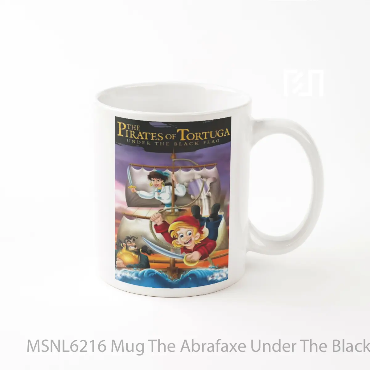 Mug The Abrafaxe Under The Black Flag Gelas Keramik Tema Film MSNL6216