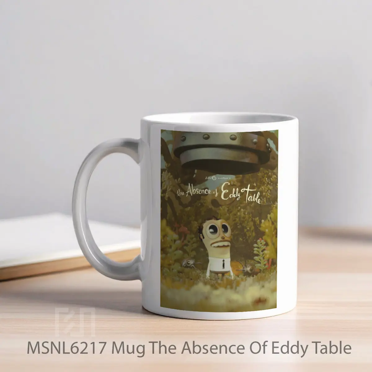 Mug The Absence Of Eddy Table Gelas Keramik Tema Film MSNL6217 - Tampak Kiri