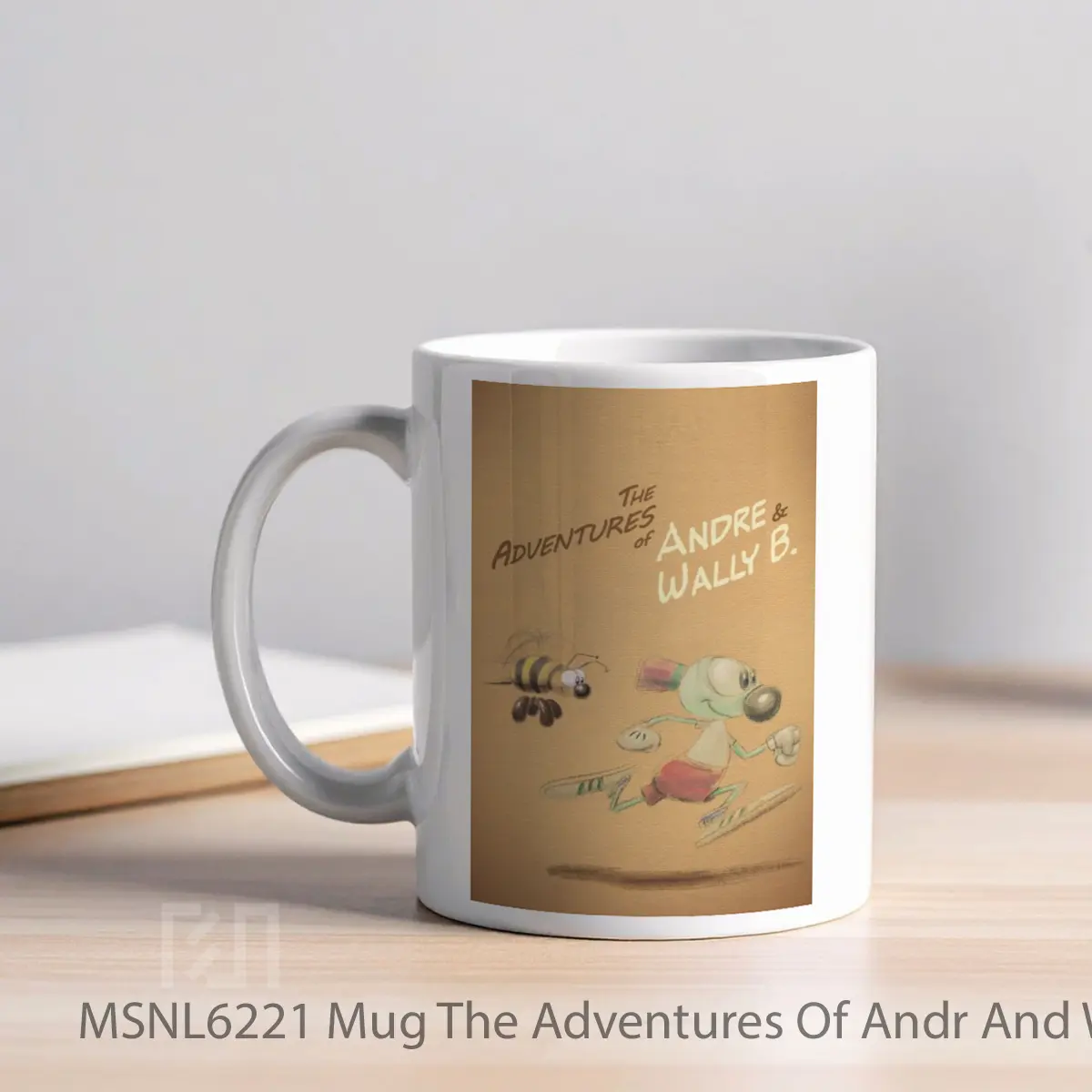 Mug The Adventures Of Andr And Wally B Gelas Keramik Tema Film MSNL6221 - Tampak Kiri
