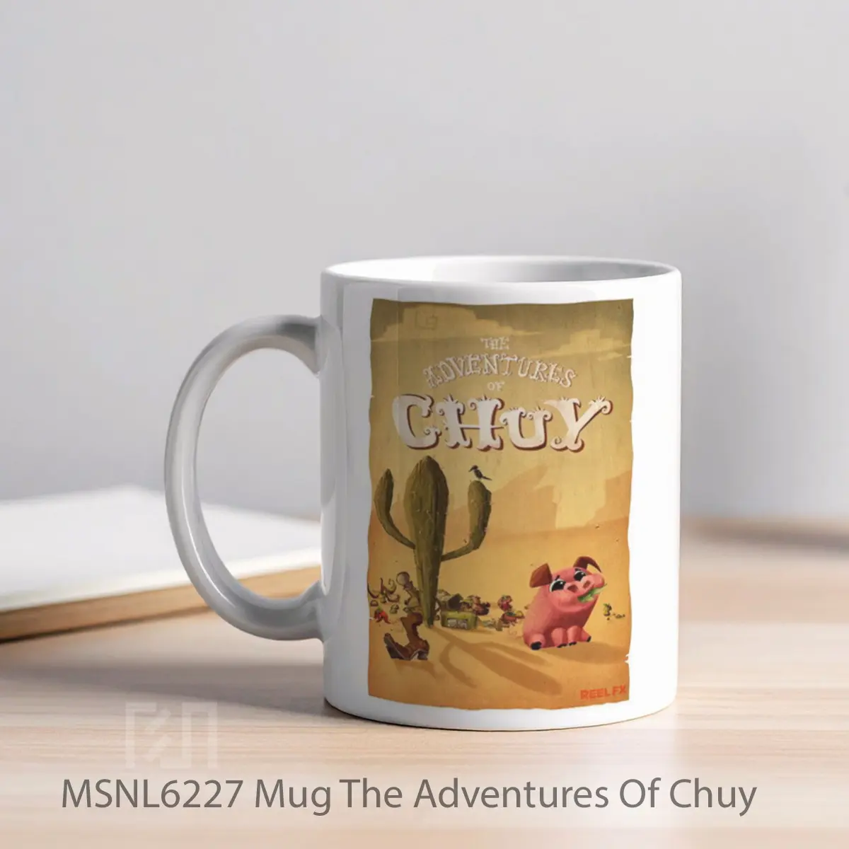 Mug The Adventures Of Chuy Gelas Keramik Tema Film MSNL6227 - Tampak Kiri