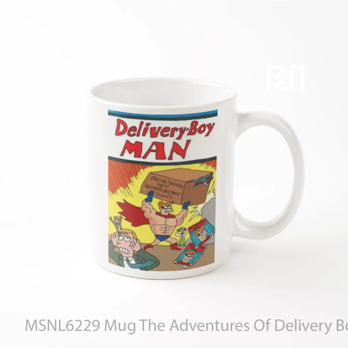 Mug The Adventures Of Delivery Boy Man Gelas Keramik Tema Film MSNL6229