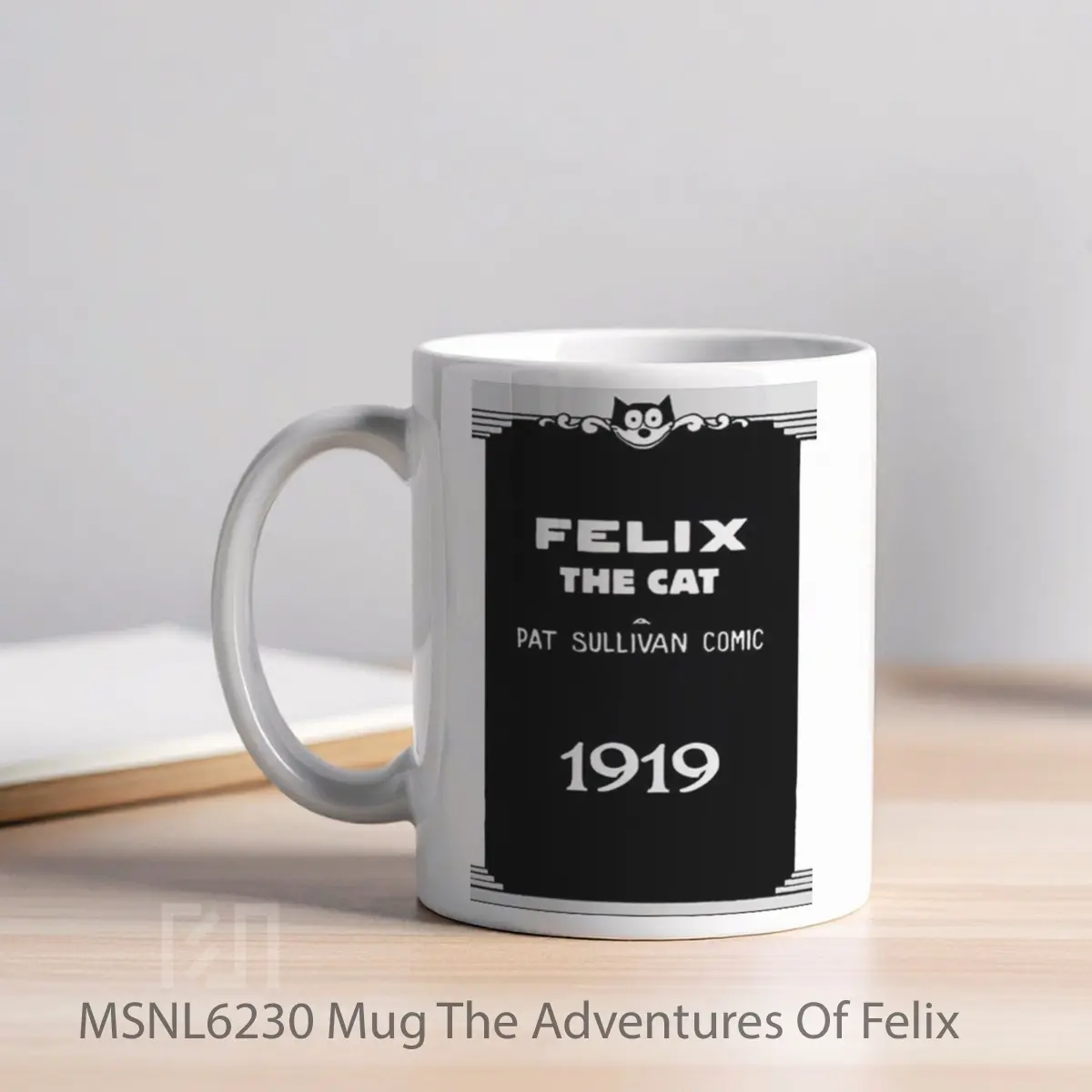 Mug The Adventures Of Felix Gelas Keramik Tema Film MSNL6230 - Tampak Kiri
