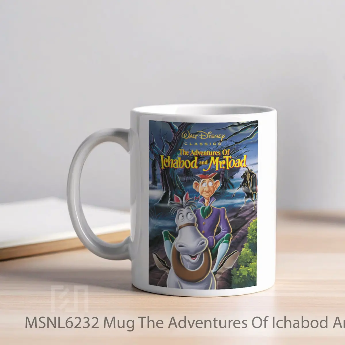 Mug The Adventures Of Ichabod And Mr Toad Gelas Keramik Tema Film MSNL6232 - Tampak Kiri
