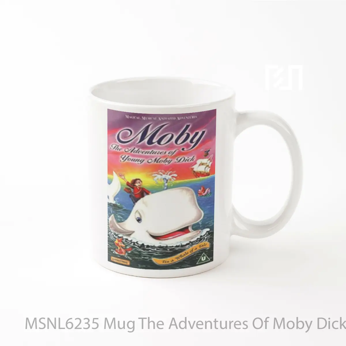 Mug The Adventures Of Moby Dick Gelas Keramik Tema Film MSNL6235