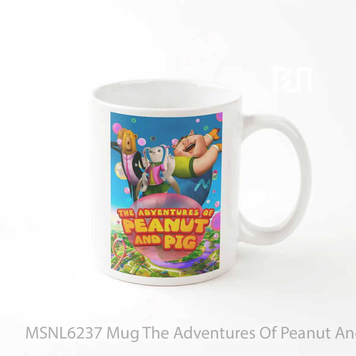 Mug The Adventures Of Peanut And Pig Gelas Keramik Tema Film MSNL6237