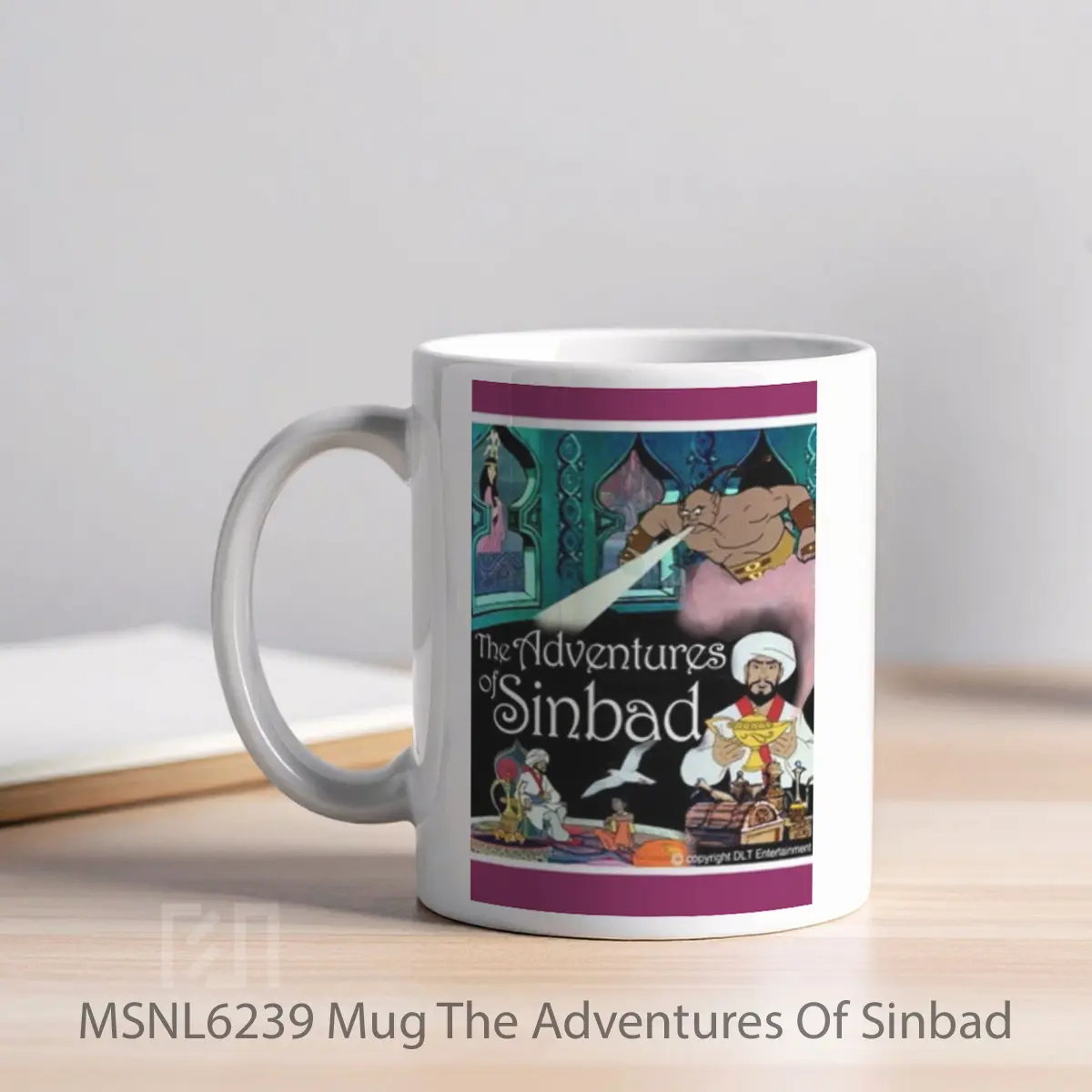 Mug The Adventures Of Sinbad Gelas Keramik Tema Film MSNL6239 - Tampak Kiri
