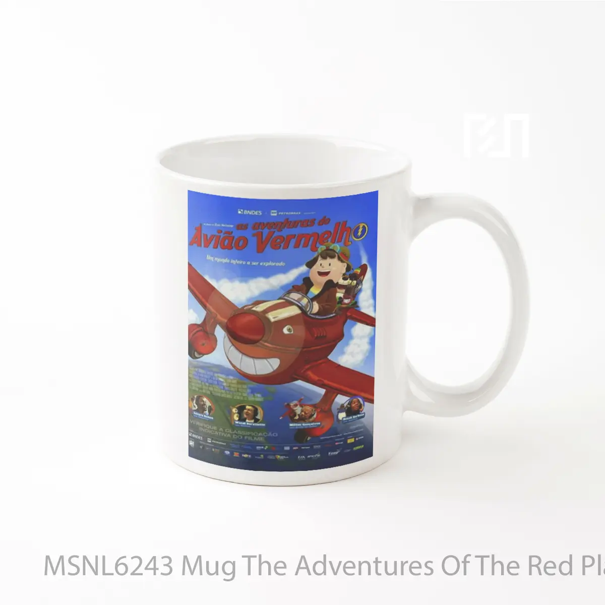 Mug The Adventures Of The Red Plane Gelas Keramik Tema Film MSNL6243