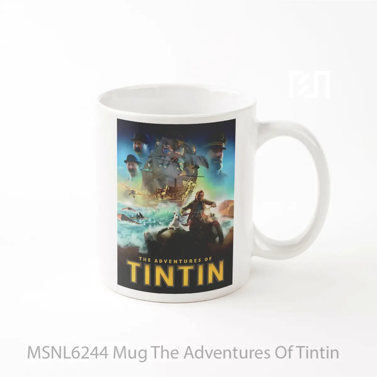 Mug The Adventures Of Tintin Gelas Keramik Tema Film MSNL6244