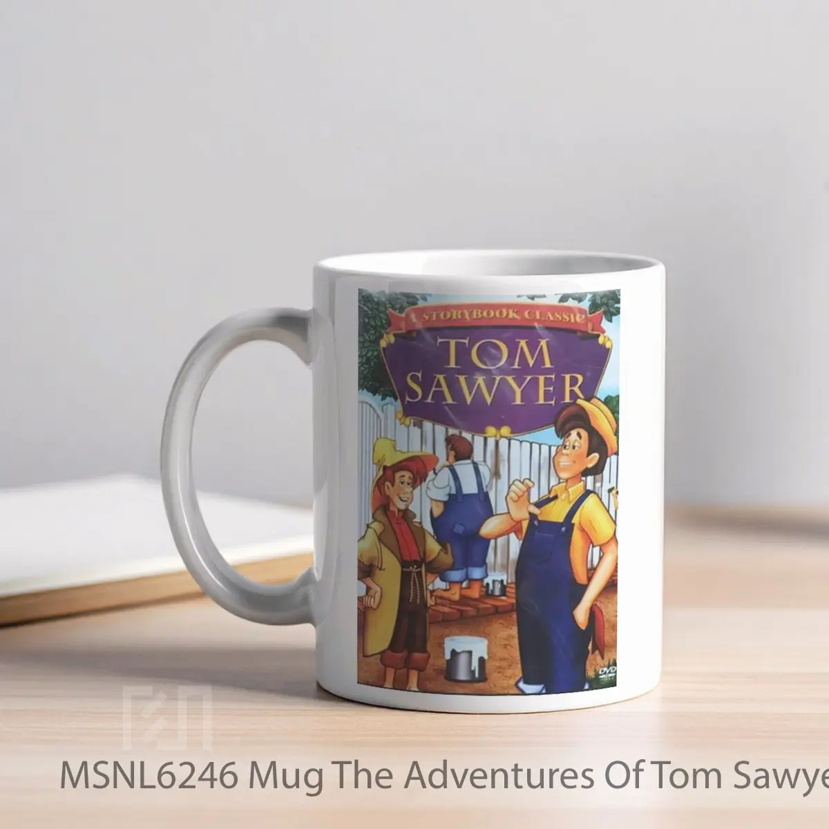 Mug The Adventures Of Tom Sawyer Gelas Keramik Tema Film MSNL6246 - Tampak Kiri