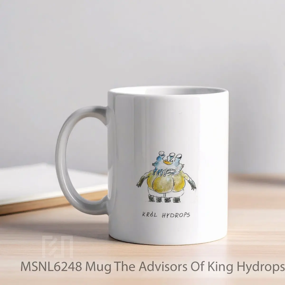 Mug The Advisors Of King Hydrops Gelas Keramik Tema Film MSNL6248 - Tampak Kiri