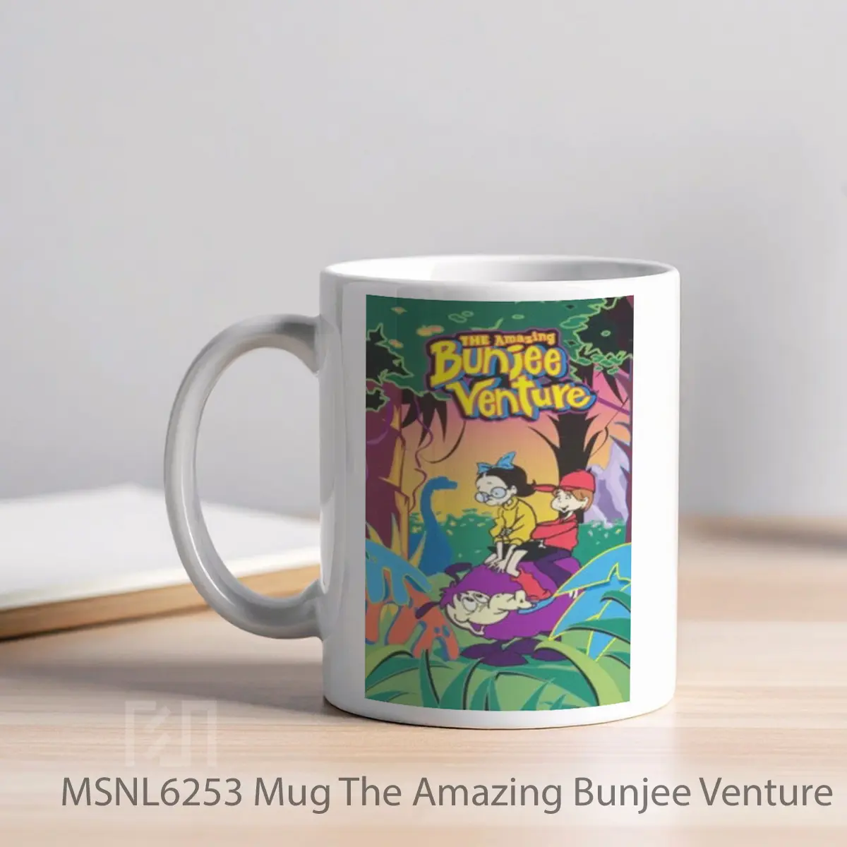 Mug The Amazing Bunjee Venture Gelas Keramik Tema Film MSNL6253 - Tampak Kiri