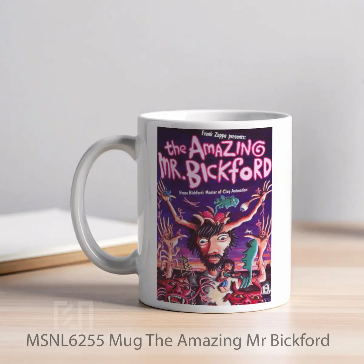 Mug The Amazing Mr Bickford Gelas Keramik Tema Film MSNL6255 - Tampak Kiri