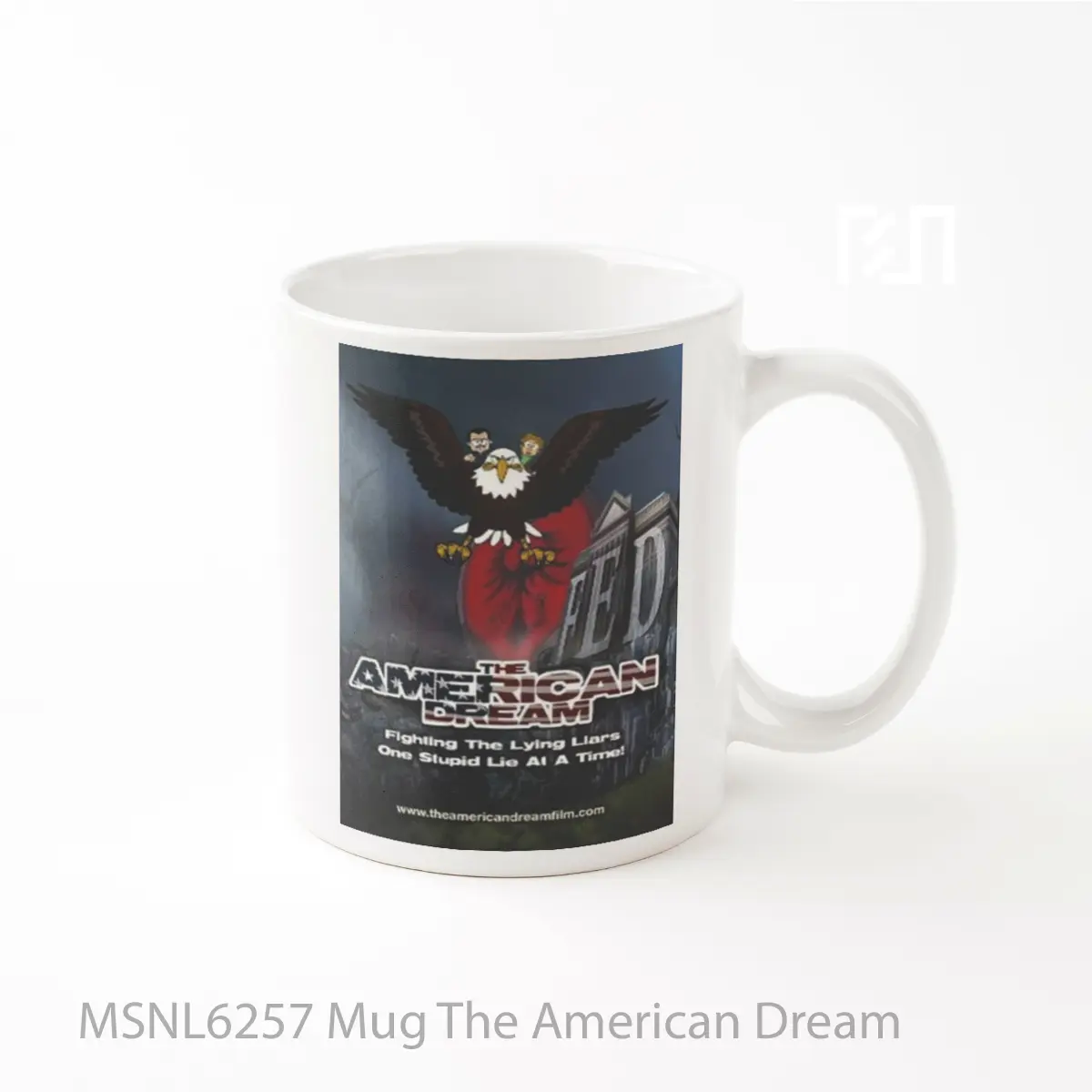 Mug The American Dream Gelas Keramik Tema Film MSNL6257