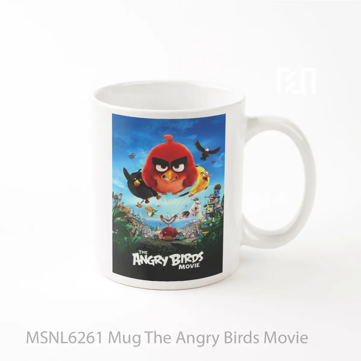 Mug The Angry Birds Movie Gelas Keramik Tema Film MSNL6261