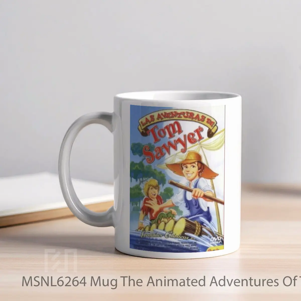 Mug The Animated Adventures Of Tom Sawyer Gelas Keramik Tema Film MSNL6264 - Tampak Kiri
