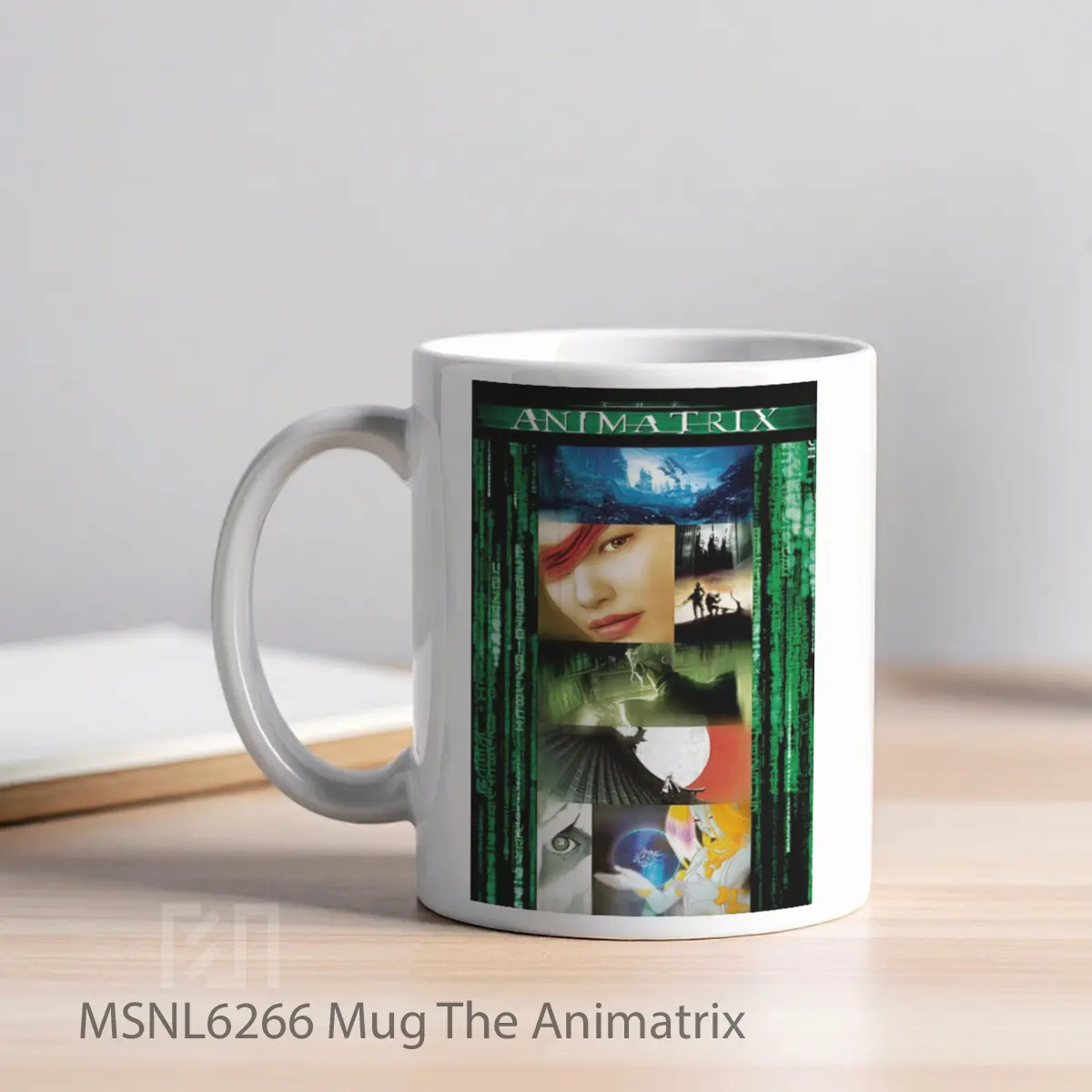 Mug The Animatrix Gelas Keramik Tema Film MSNL6266 - Tampak Kiri