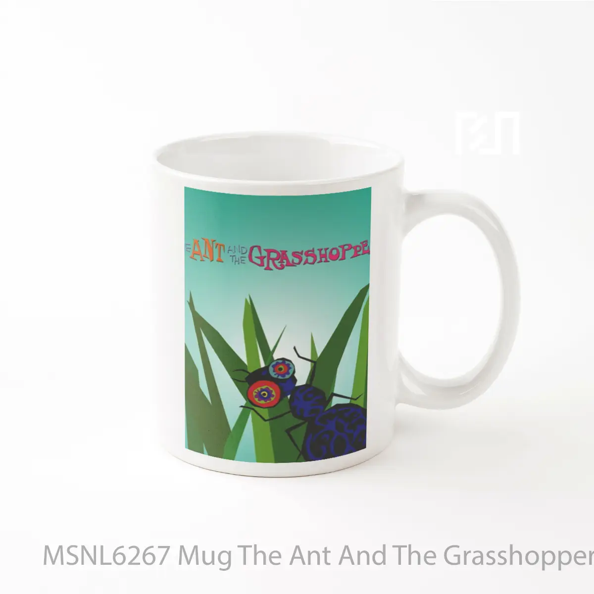 Mug The Ant And The Grasshopper Gelas Keramik Tema Film MSNL6267