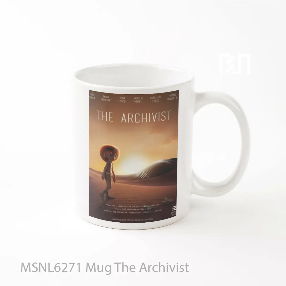 Mug The Archivist Gelas Keramik Tema Film MSNL6271