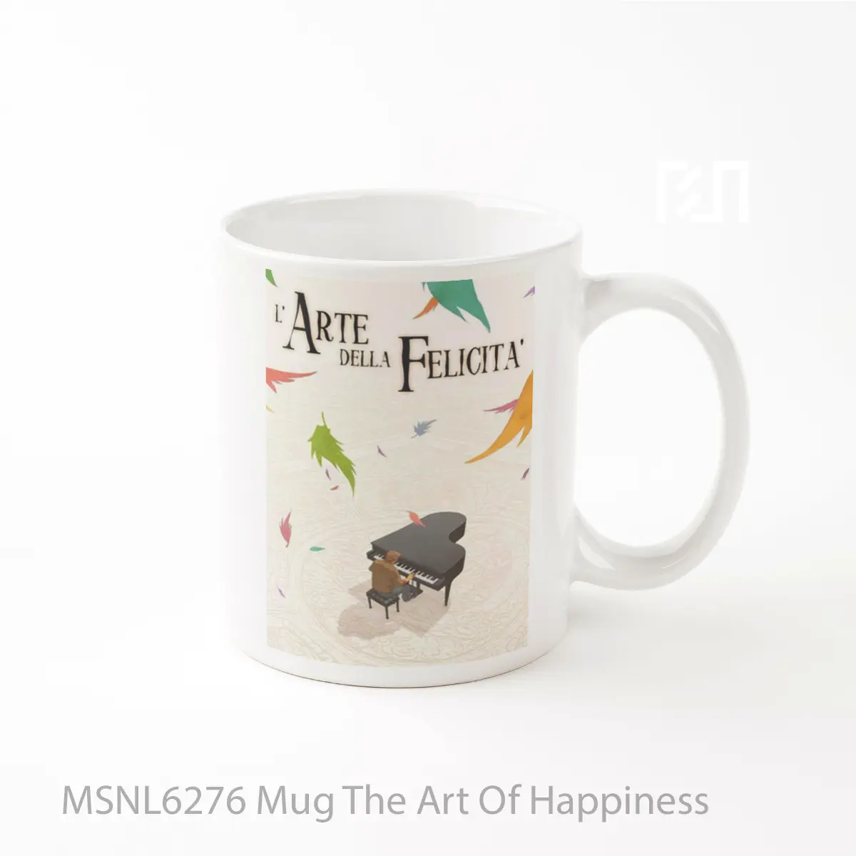 Mug The Art Of Happiness Gelas Keramik Tema Film MSNL6276