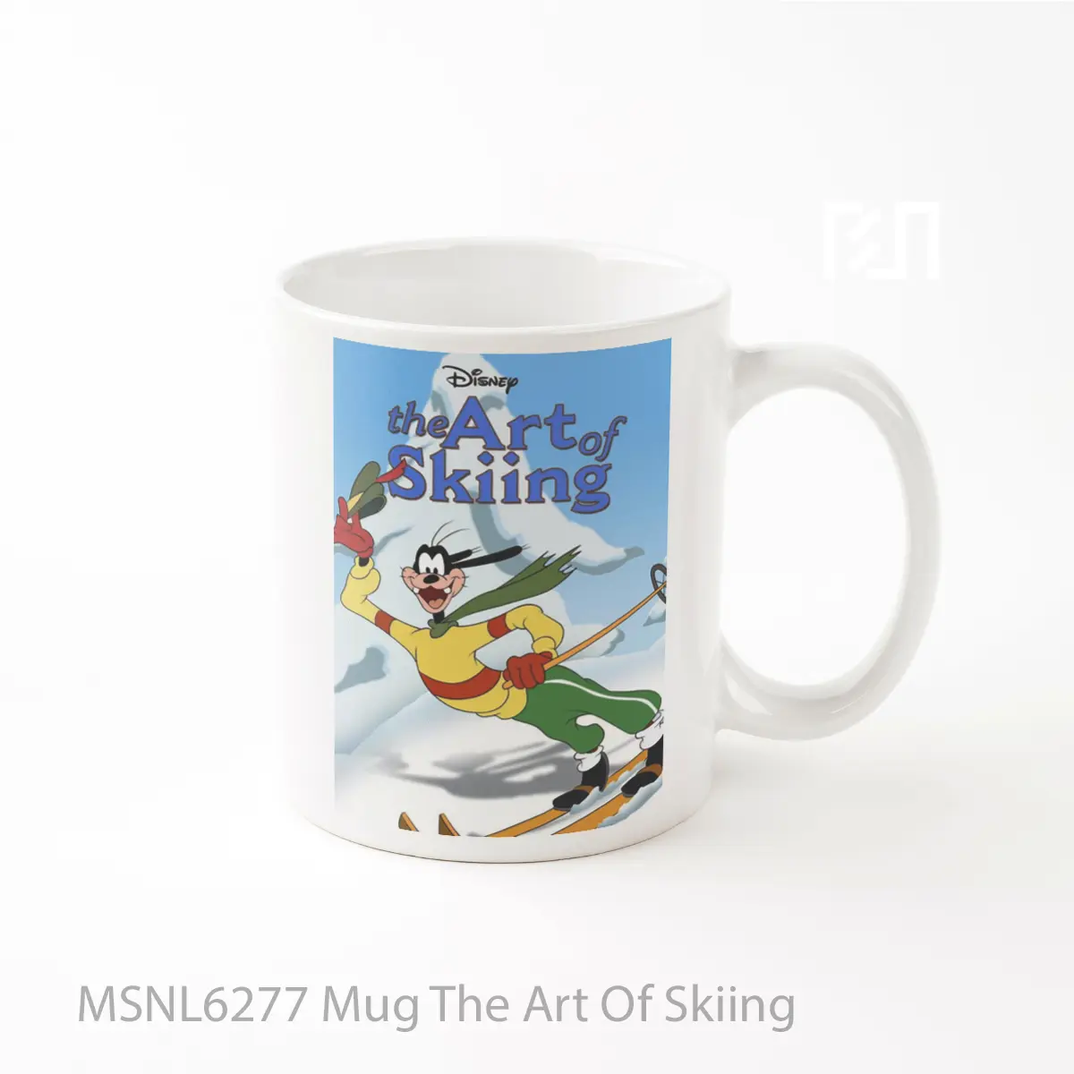 Mug The Art Of Skiing Gelas Keramik Tema Film MSNL6277
