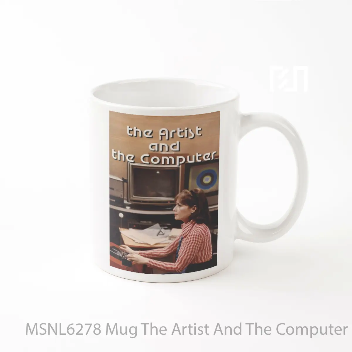 Mug The Artist And The Computer Gelas Keramik Tema Film MSNL6278