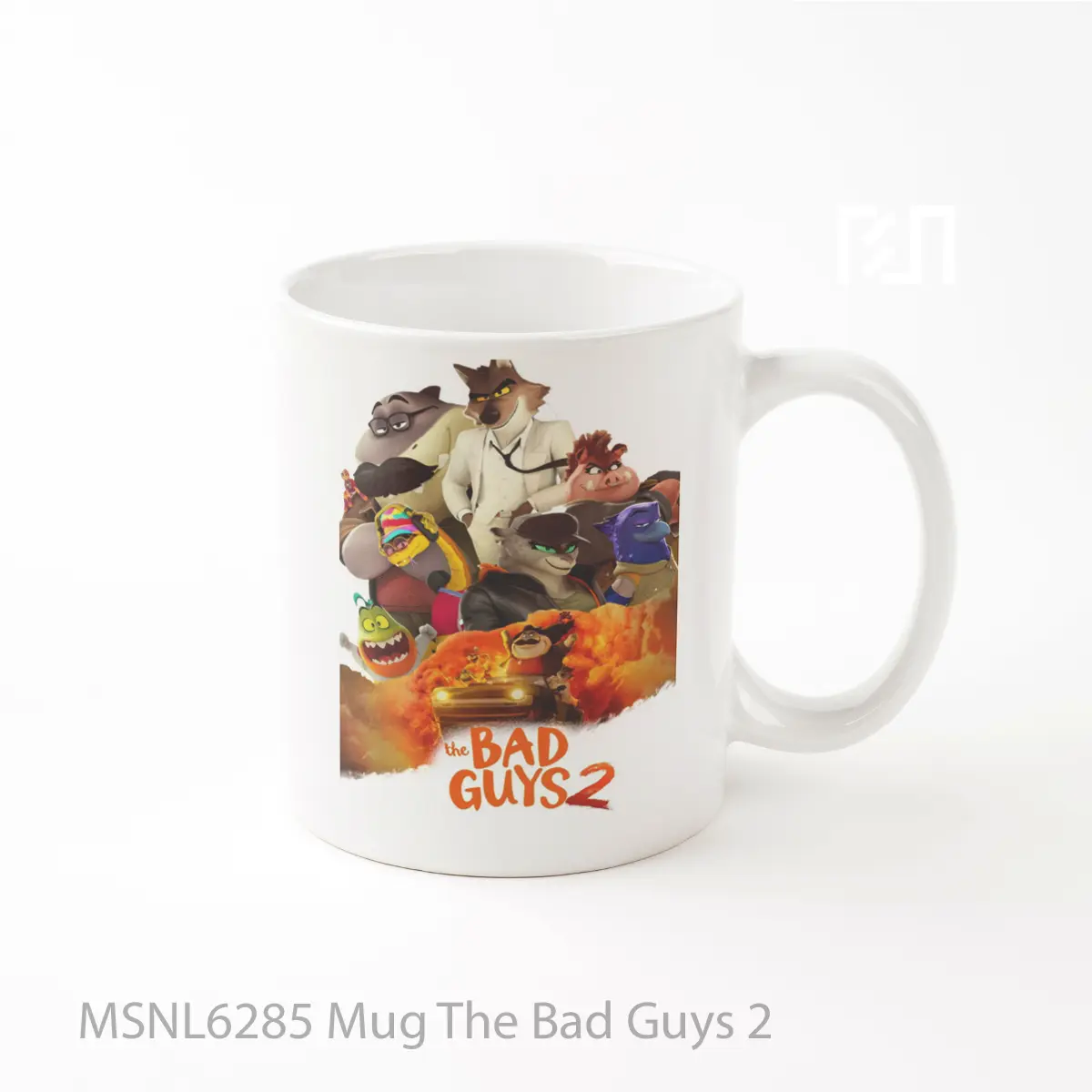 Mug The Bad Guys 2 Gelas Keramik Tema Film MSNL6285