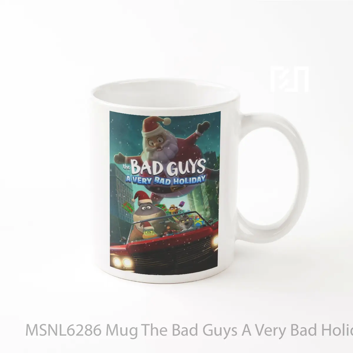 Mug The Bad Guys A Very Bad Holiday Gelas Keramik Tema Film MSNL6286