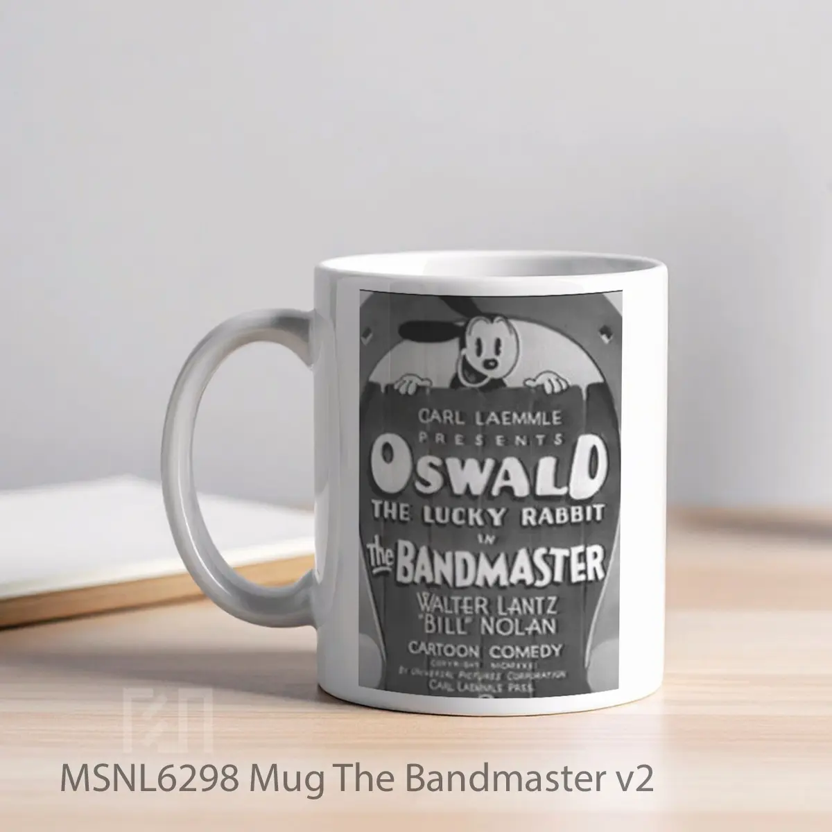 Mug The Bandmaster V2 Gelas Keramik Tema Film MSNL6298 - Tampak Kiri