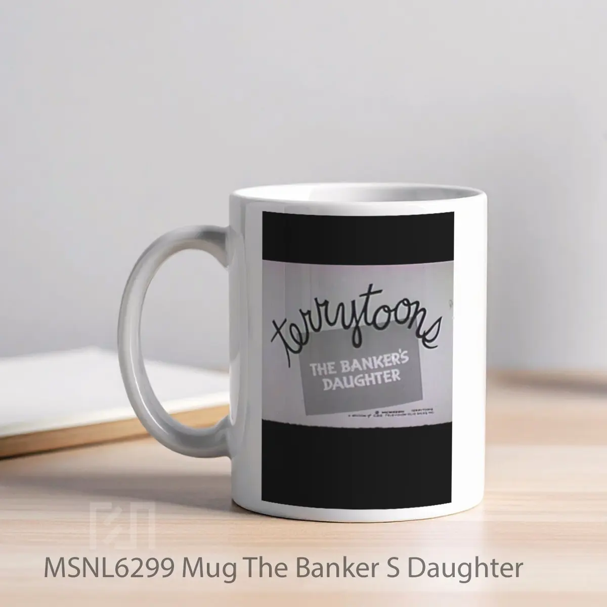 Mug The Banker S Daughter Gelas Keramik Tema Film MSNL6299 - Tampak Kiri