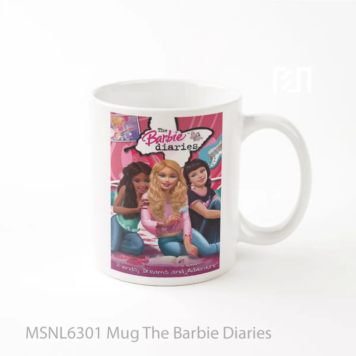 Mug The Barbie Diaries Gelas Keramik Tema Film MSNL6301