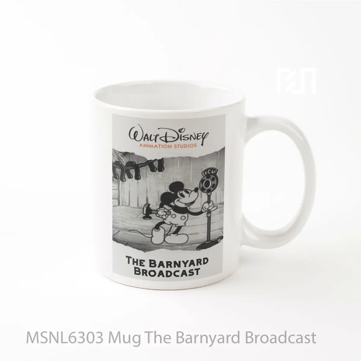 Mug The Barnyard Broadcast Gelas Keramik Tema Film MSNL6303