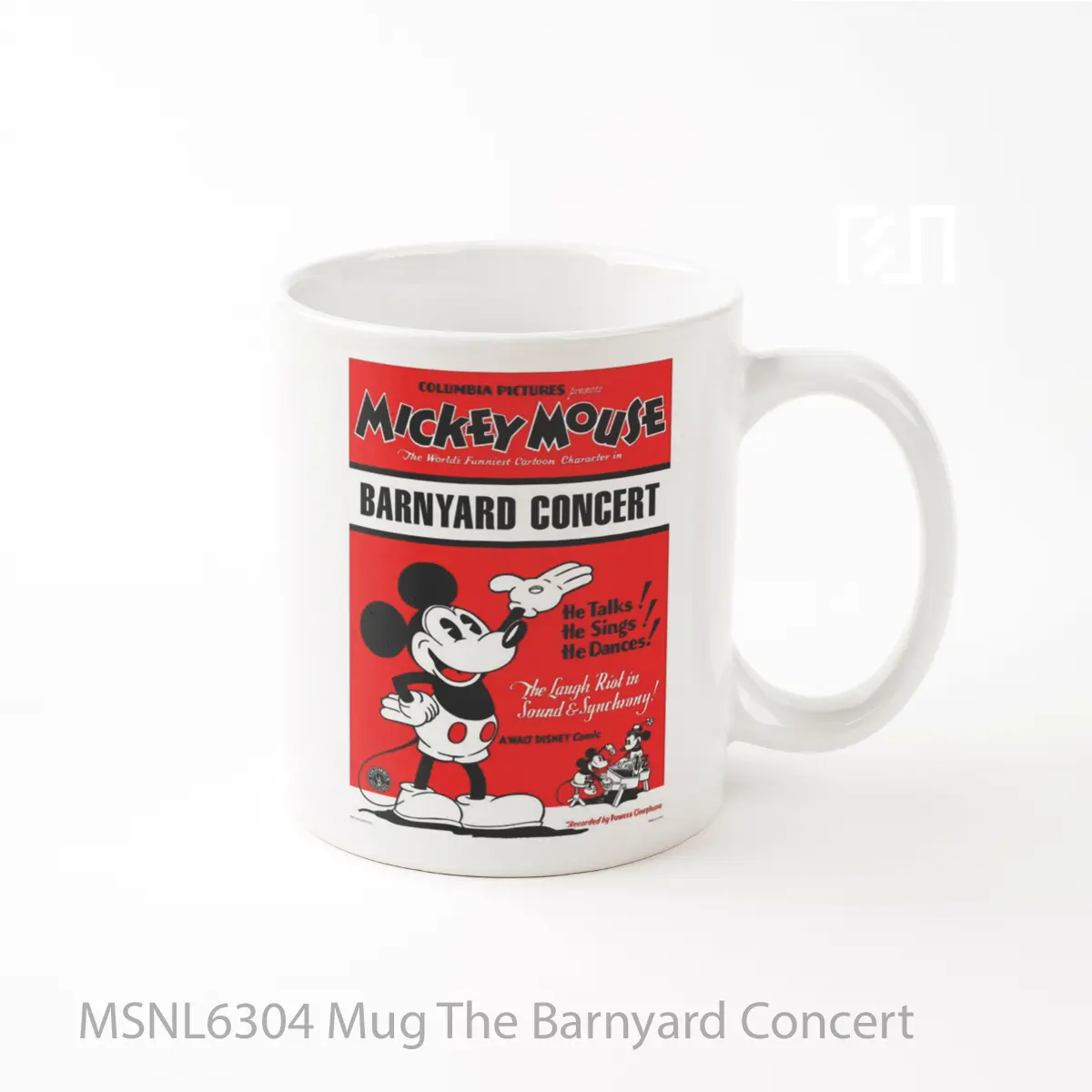 Mug The Barnyard Concert Gelas Keramik Tema Film MSNL6304