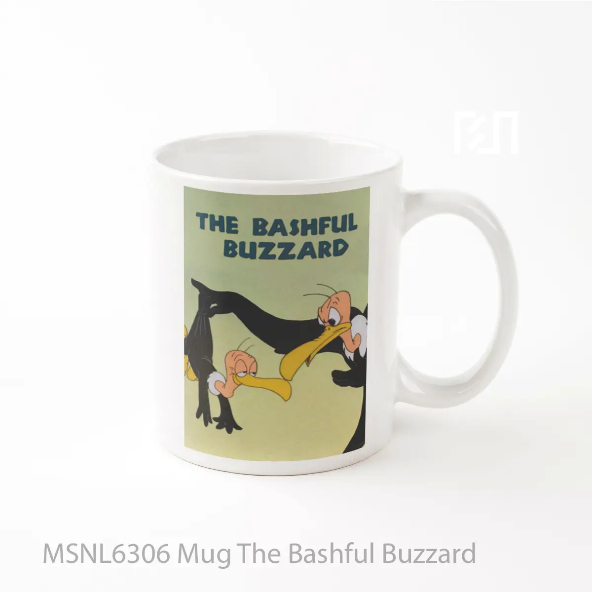 Mug The Bashful Buzzard Gelas Keramik Tema Film MSNL6306
