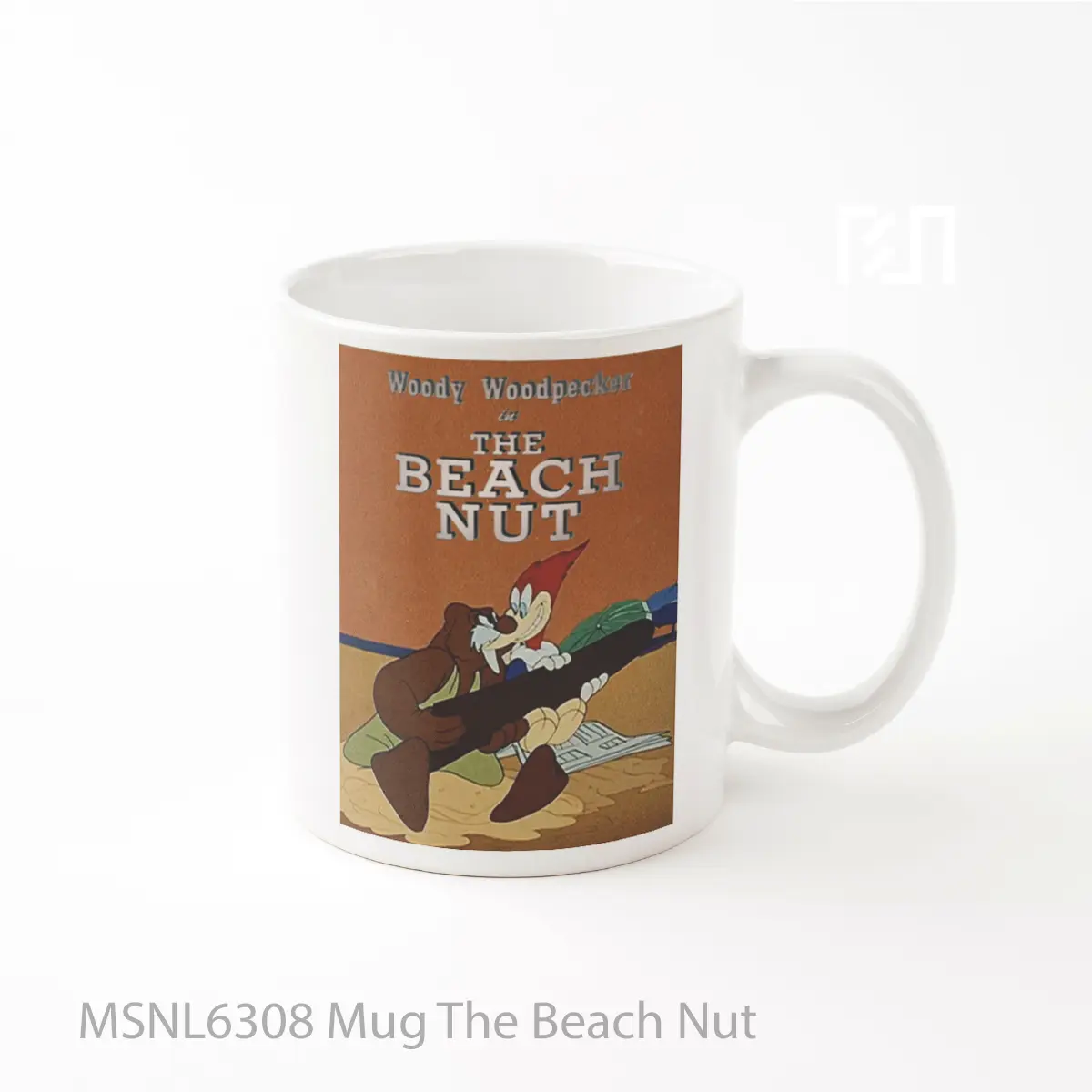 Mug The Beach Nut Gelas Keramik Tema Film MSNL6308