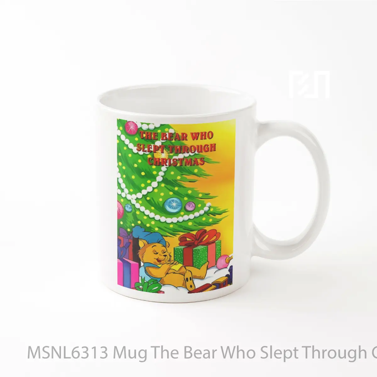 Mug The Bear Who Slept Through Christmas Gelas Keramik Tema Film MSNL6313