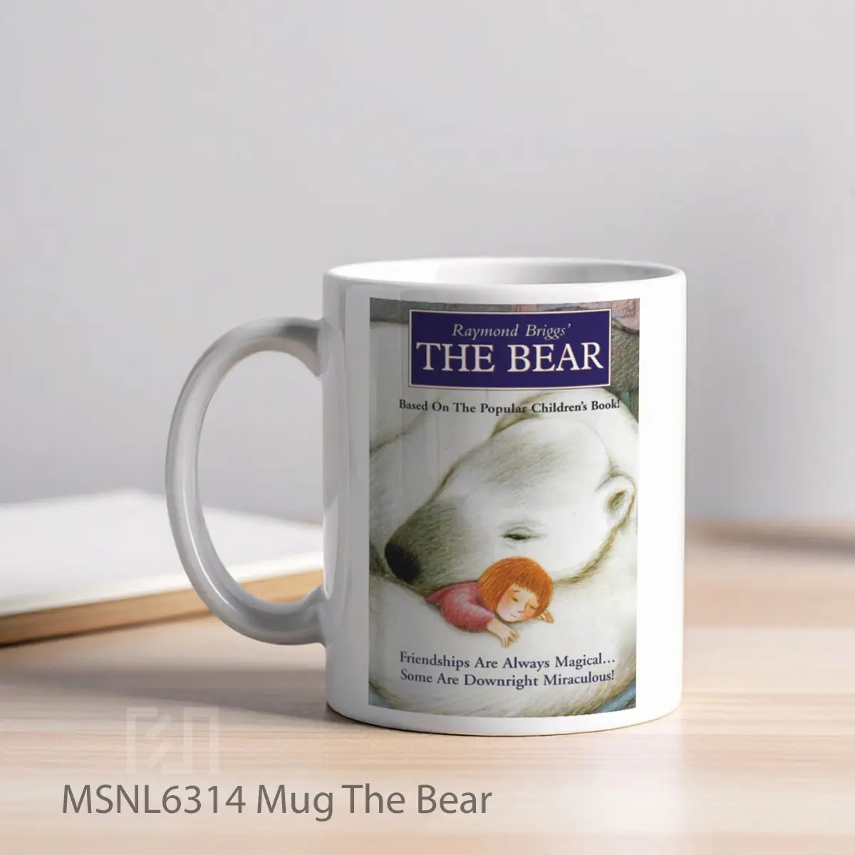 Mug The Bear Gelas Keramik Tema Film MSNL6314 - Tampak Kiri