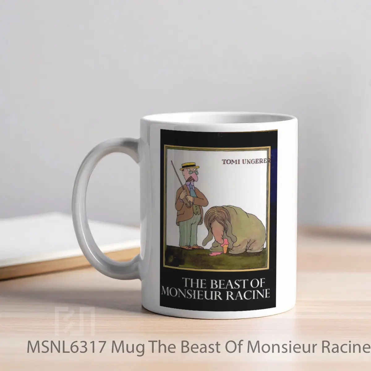 Mug The Beast Of Monsieur Racine Gelas Keramik Tema Film MSNL6317 - Tampak Kiri