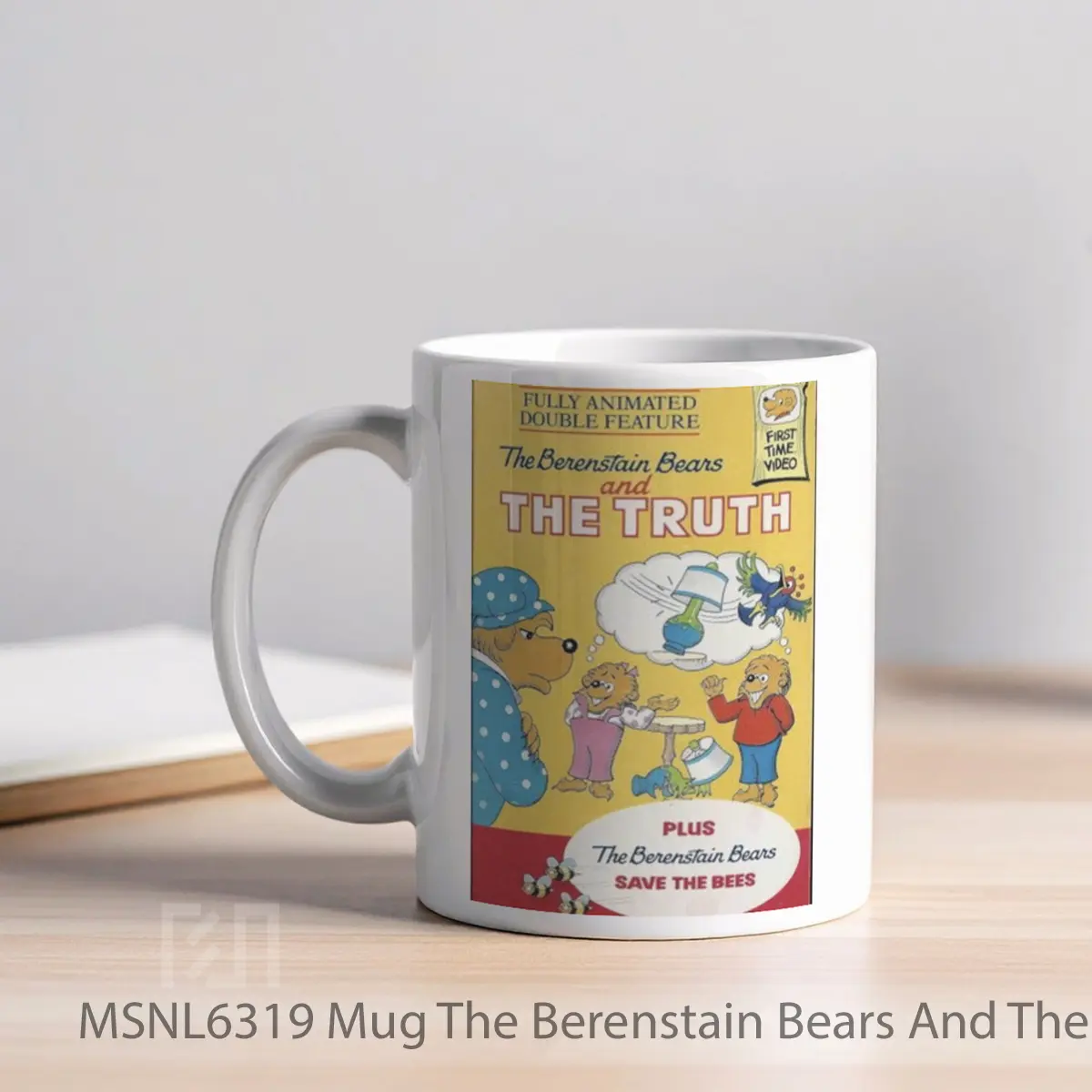 Mug The Berenstain Bears And The Truth Gelas Keramik Tema Film MSNL6319 - Tampak Kiri