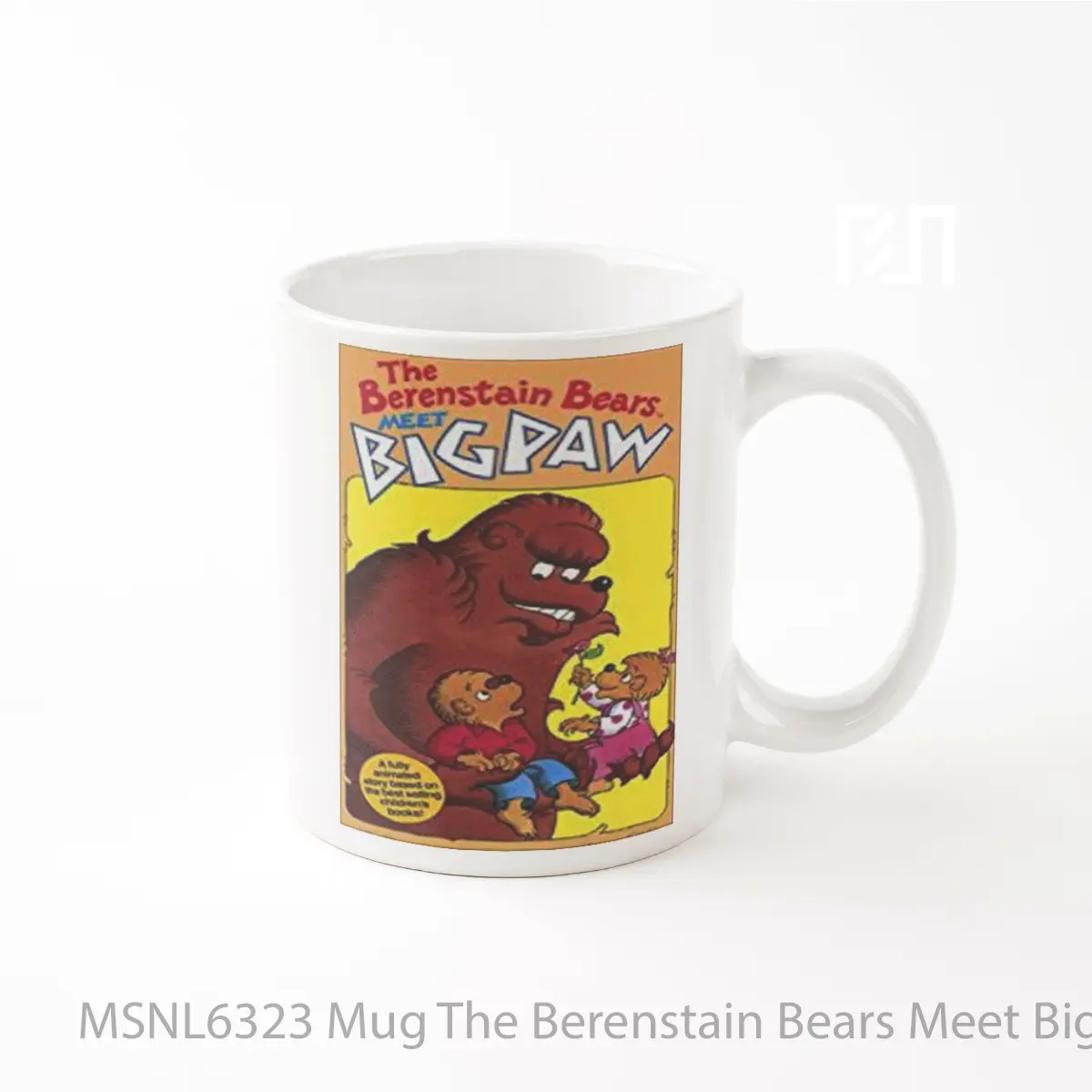 Mug The Berenstain Bears Meet Bigpaw Gelas Keramik Tema Film MSNL6323