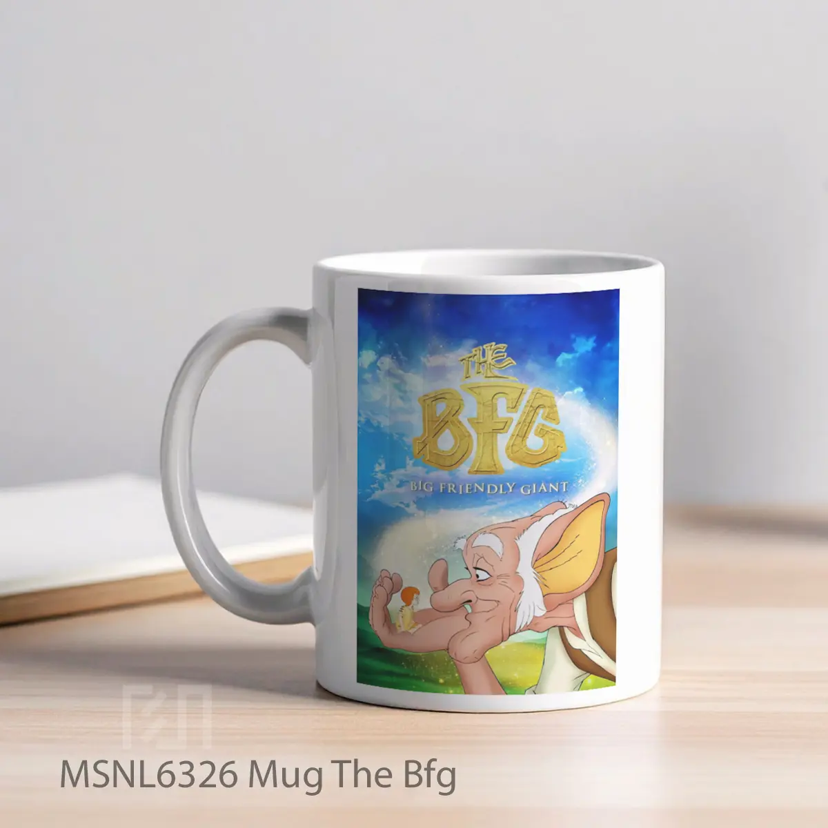 Mug The Bfg Gelas Keramik Tema Film MSNL6326 - Tampak Kiri