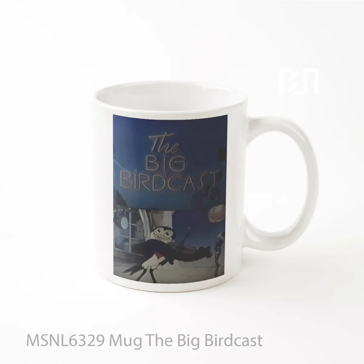 Mug The Big Birdcast Gelas Keramik Tema Film MSNL6329